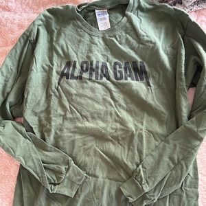 alpha gamma delta long sleeve sorority tee